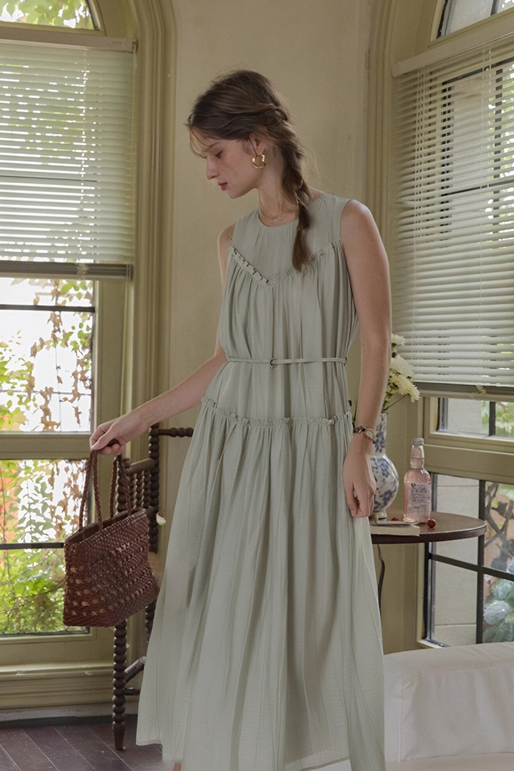 Ruffled Vintage Dress