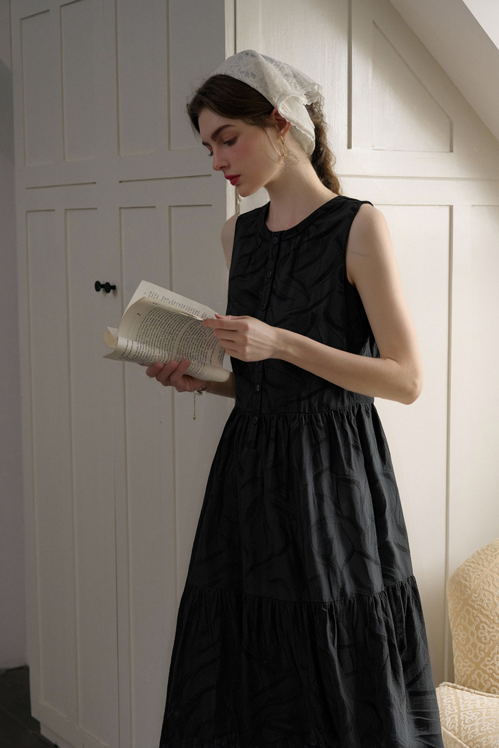 Lyocell Texture Loose Dress