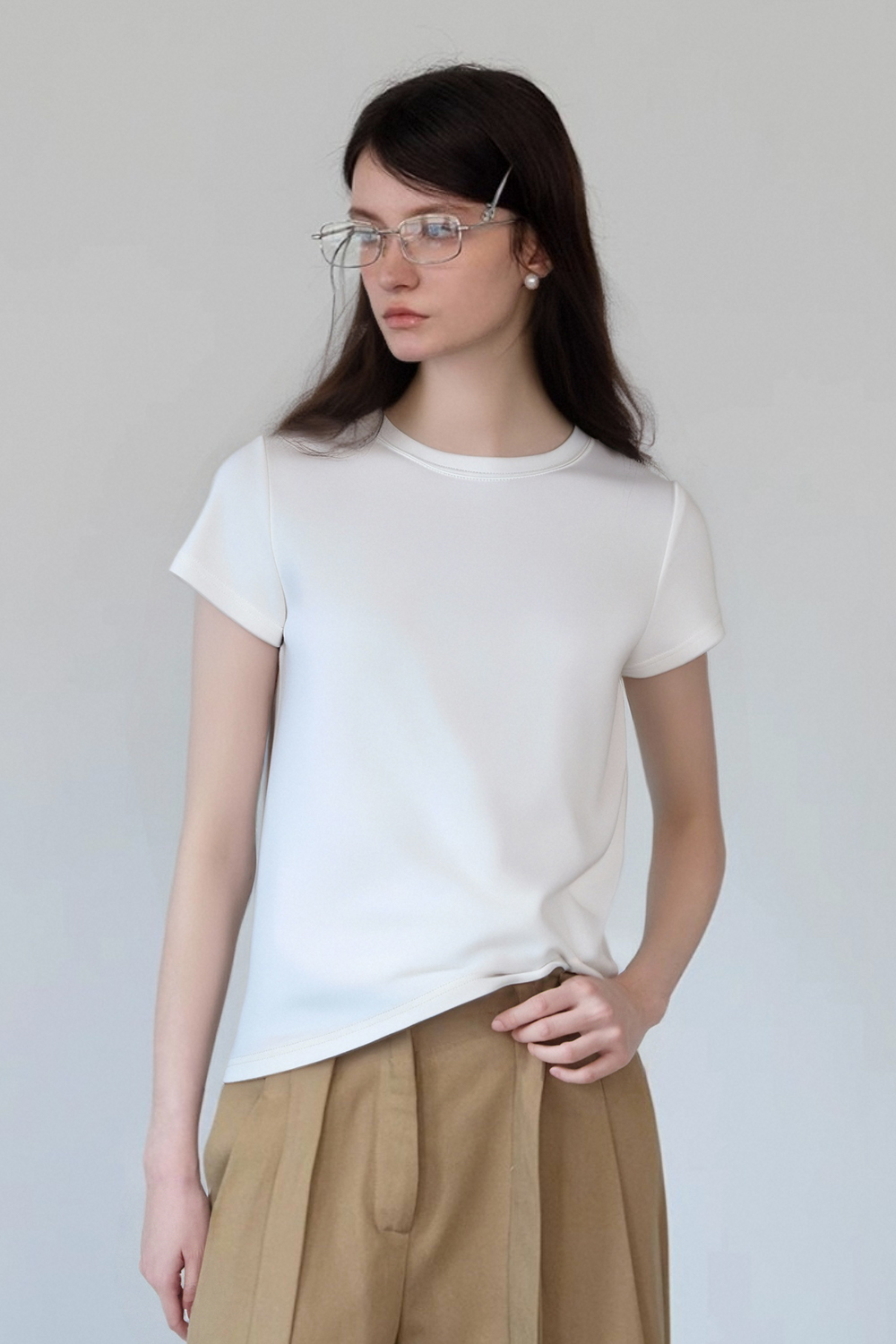 Modern Casual White T-Shirt