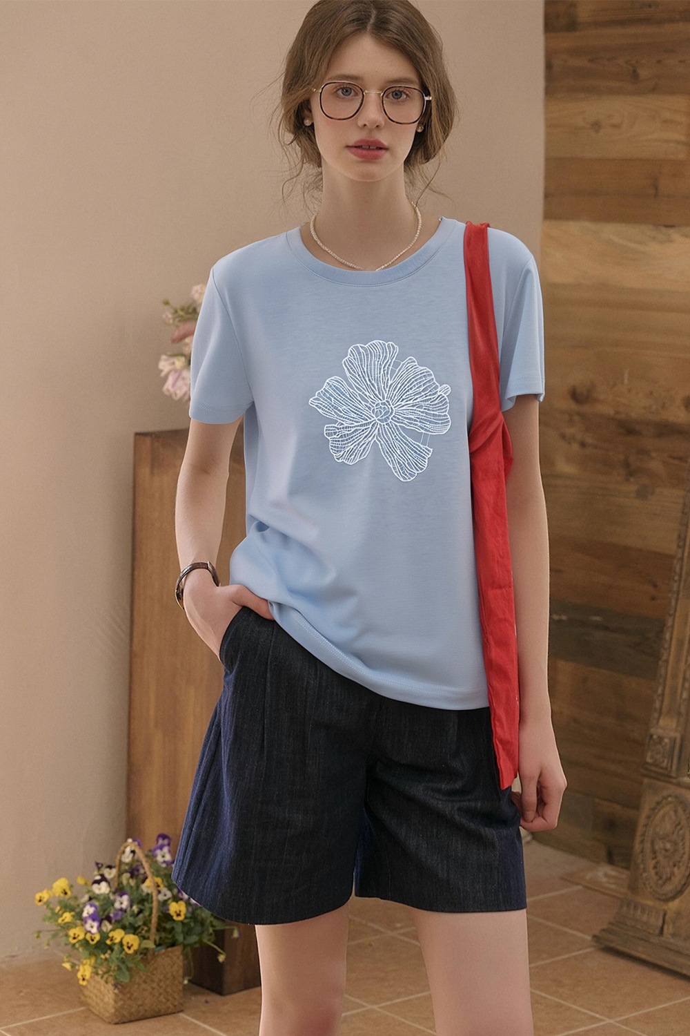 Lace Flower T-Shirt