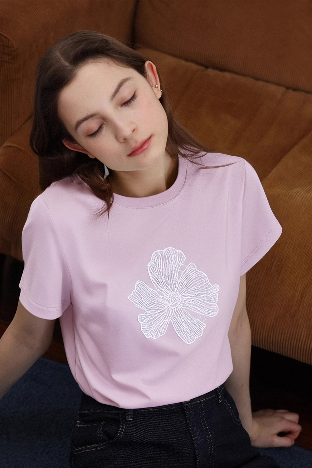 Lace Flower T-Shirt