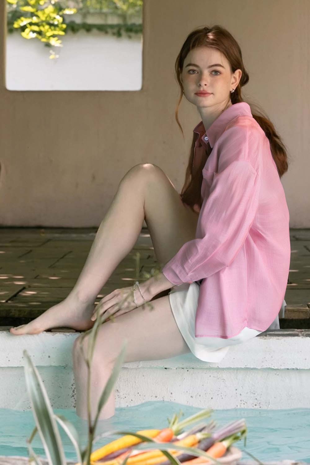 100% Ramie Loose Shirt