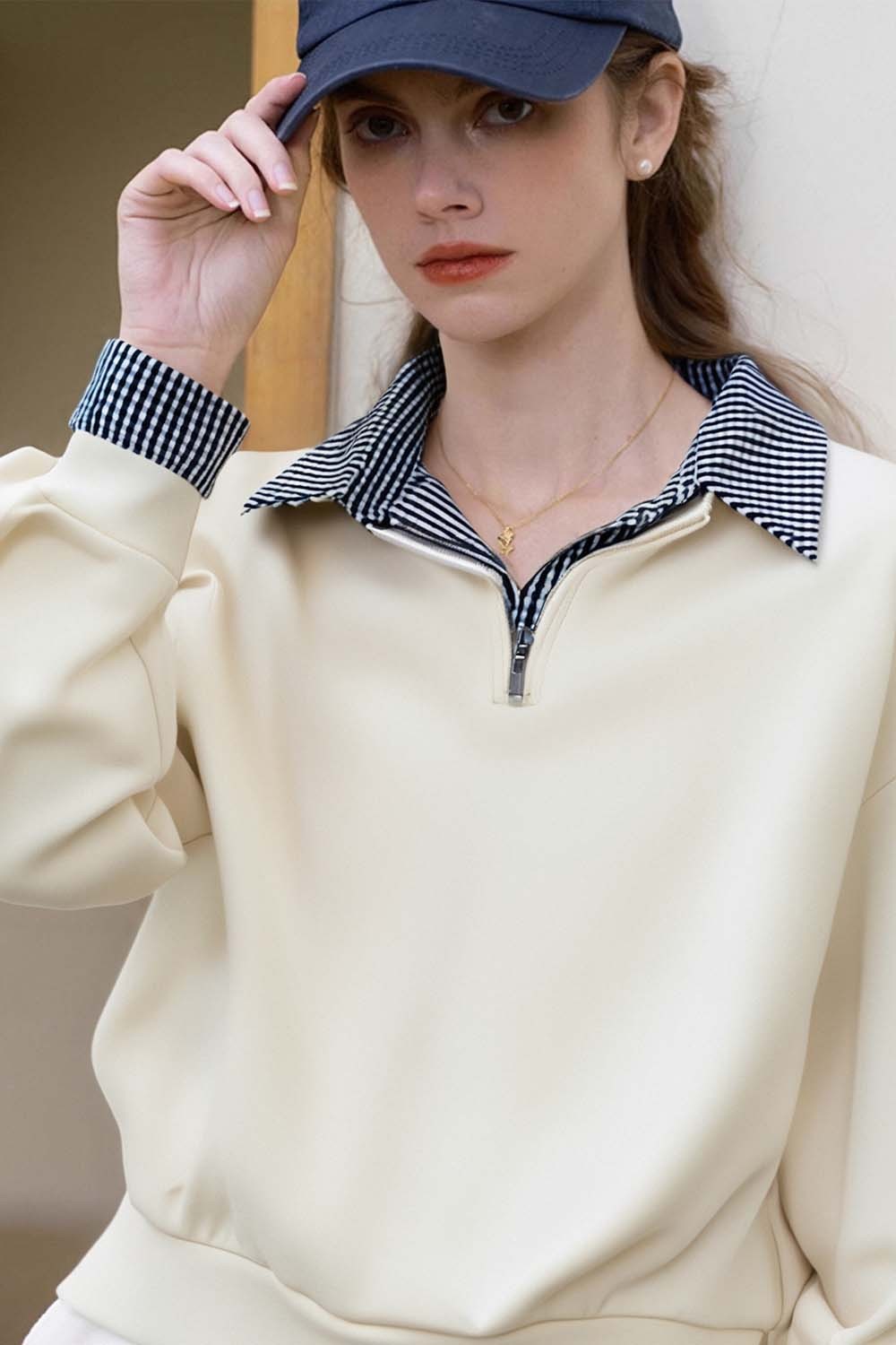 Cotton Two-Piece Sweatshirt