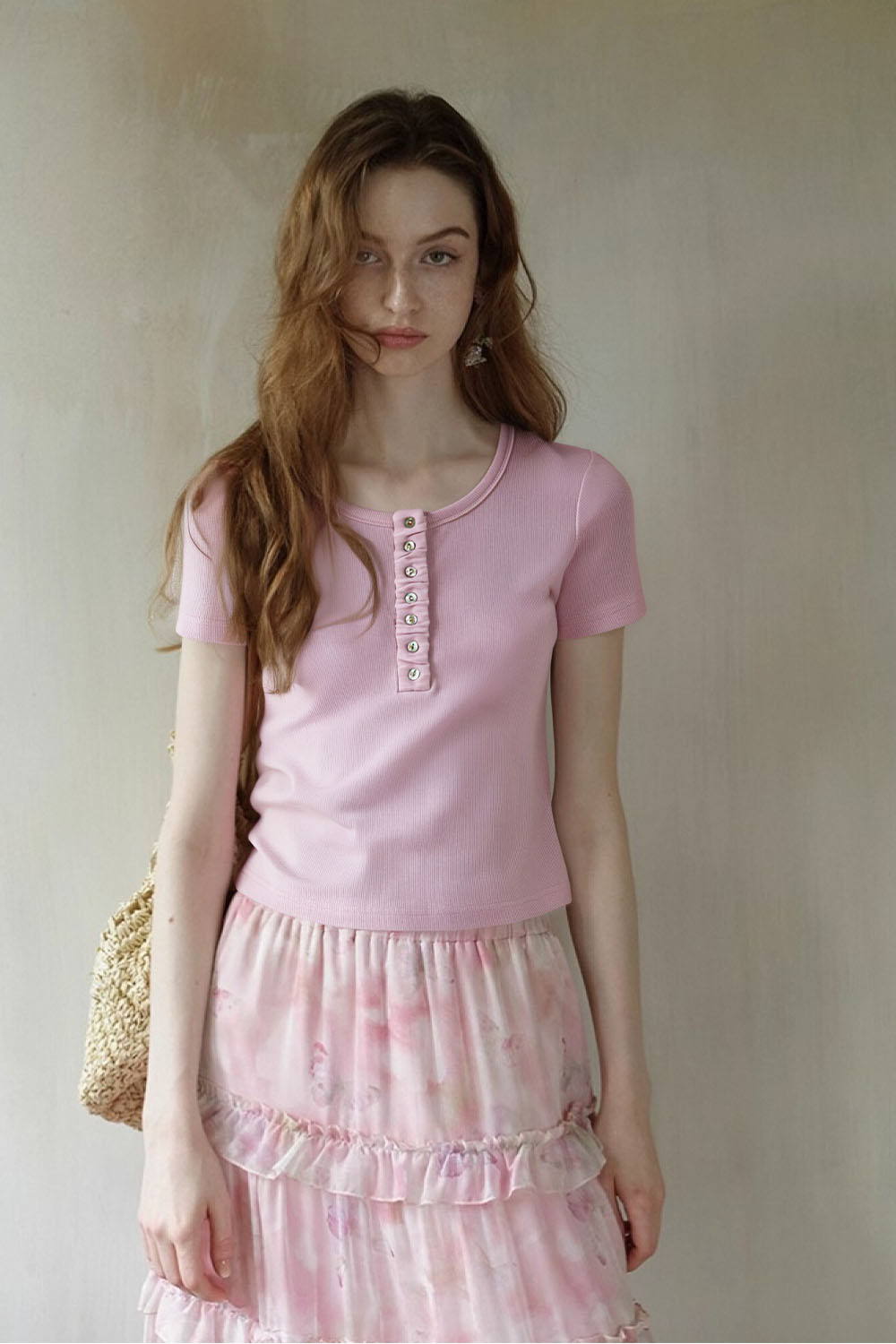 Fashion Casual Straight T-Shirt
