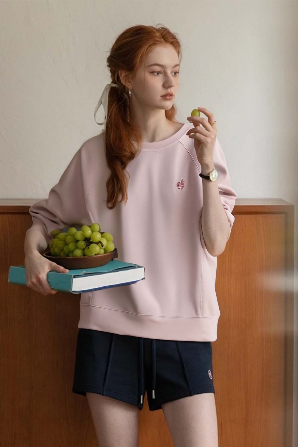 Breathable Texture Sweatshirt