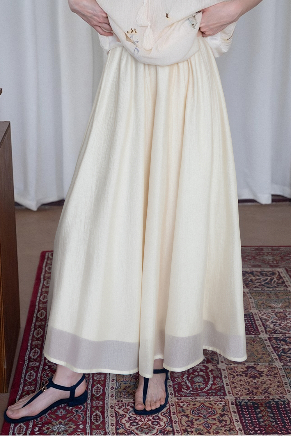 Elegant Three-Layer Skirt