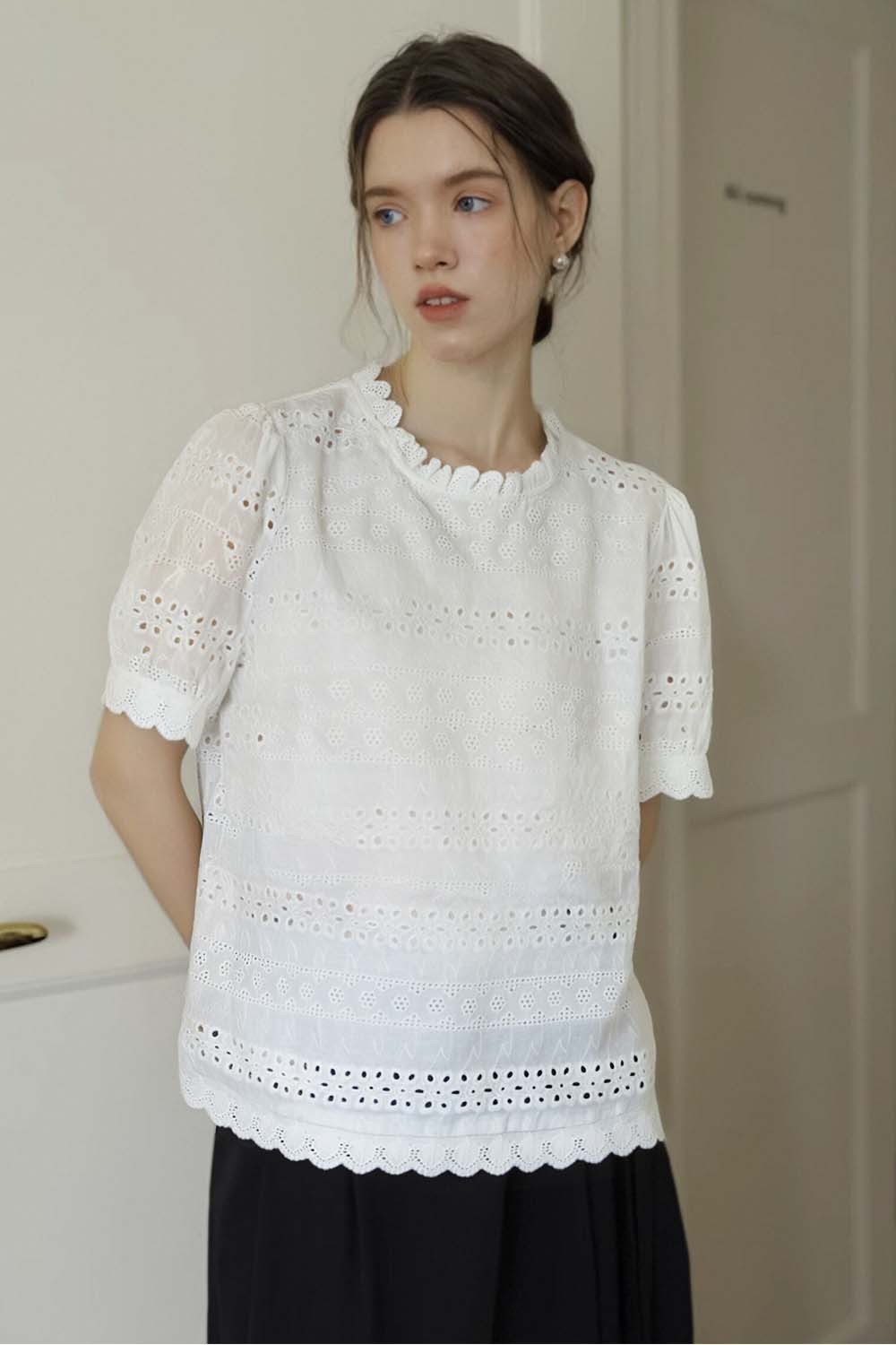 100% Cotton Embroidered Casual Shirt