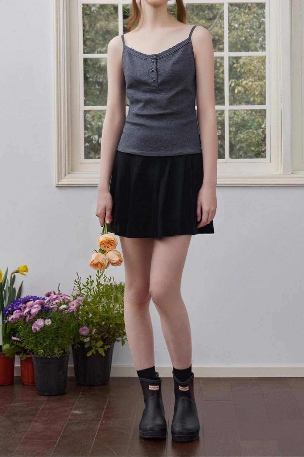 Lace Knitted Suspenders
