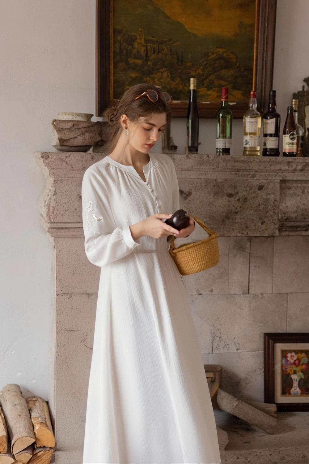 Bohemian Embroidered Dress