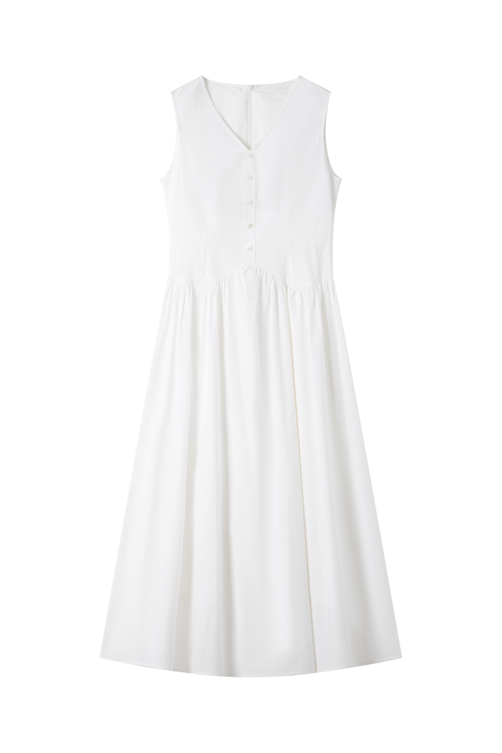 Solid Loose Cotton Dress