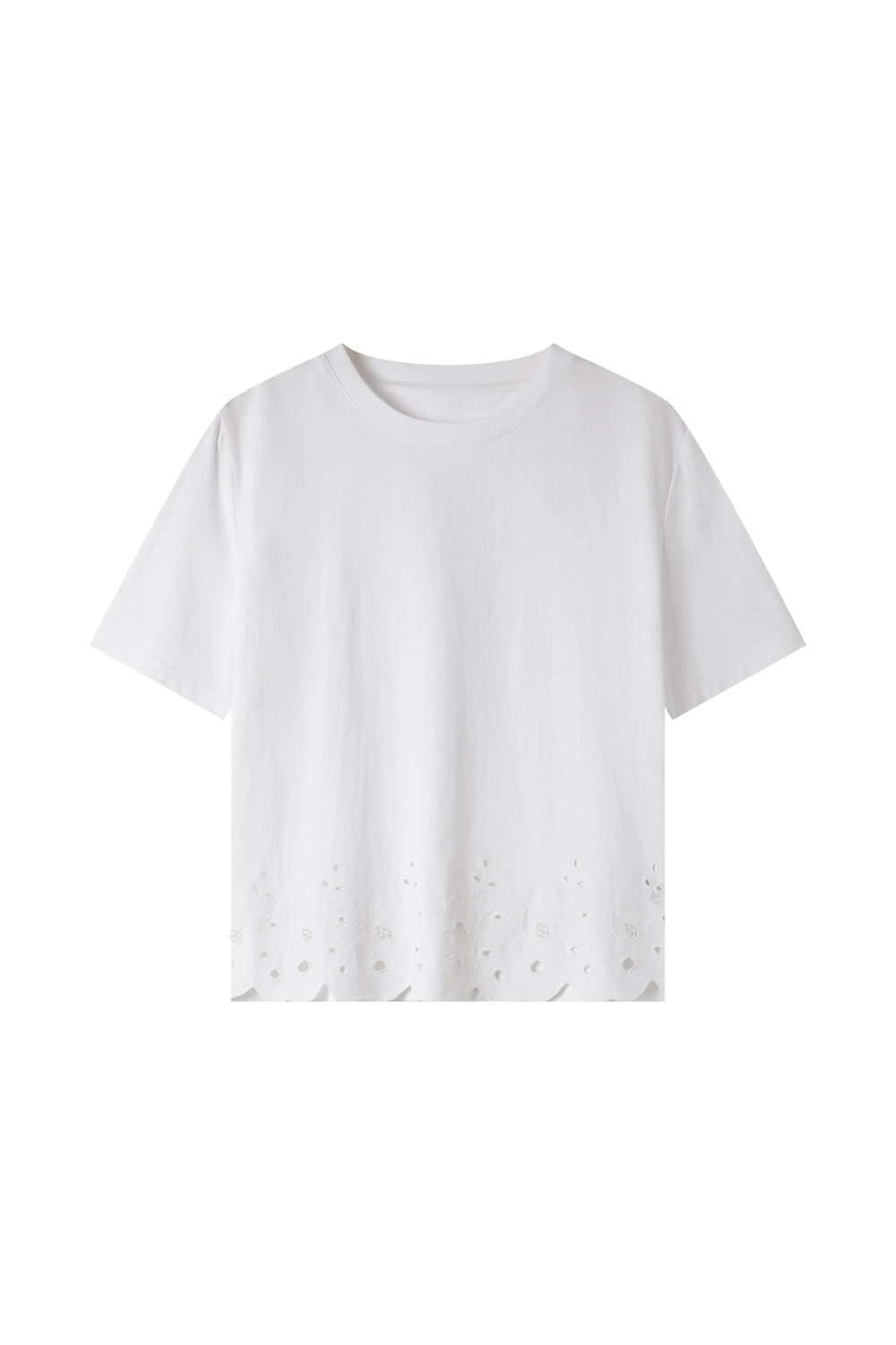 Soft Lace Long-Sleeved T-Shirt