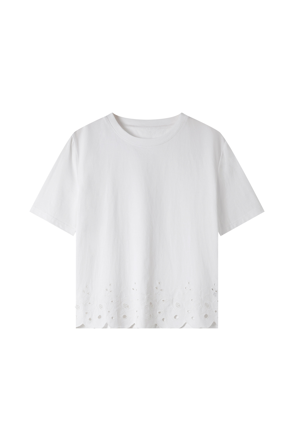 Soft Lace Long-Sleeved T-Shirt