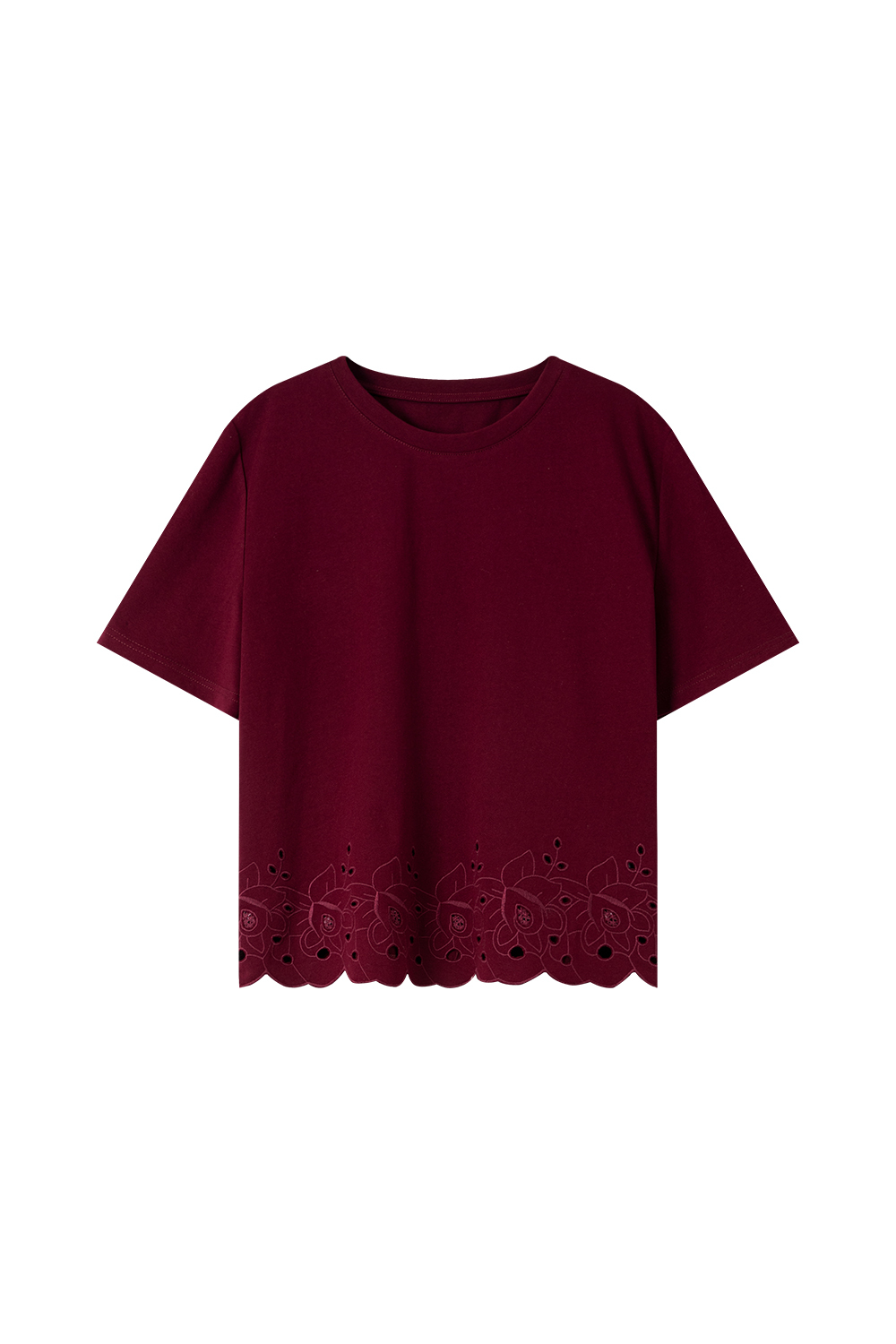 Soft Lace Long-Sleeved T-Shirt