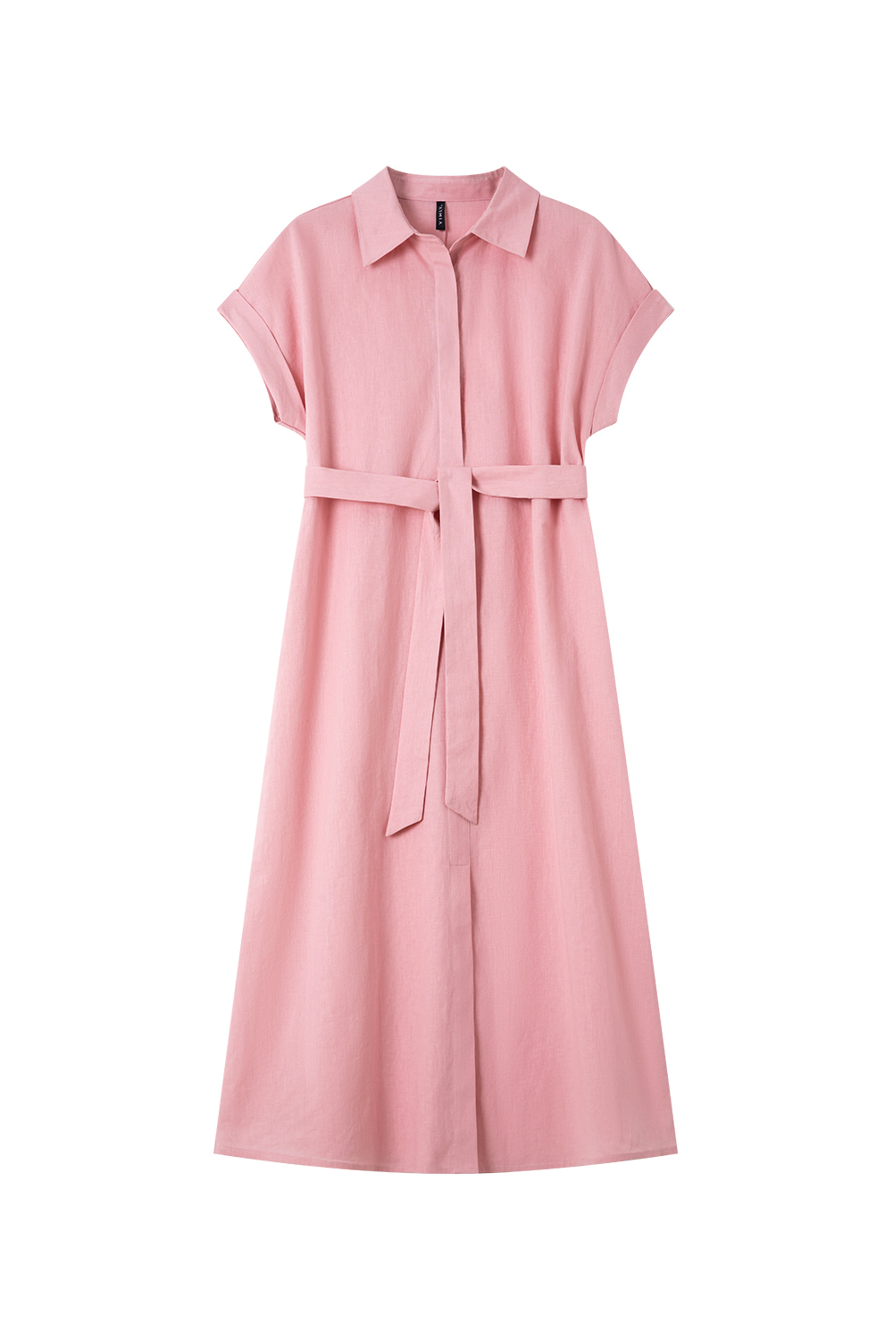 Lapel Shirt Dress