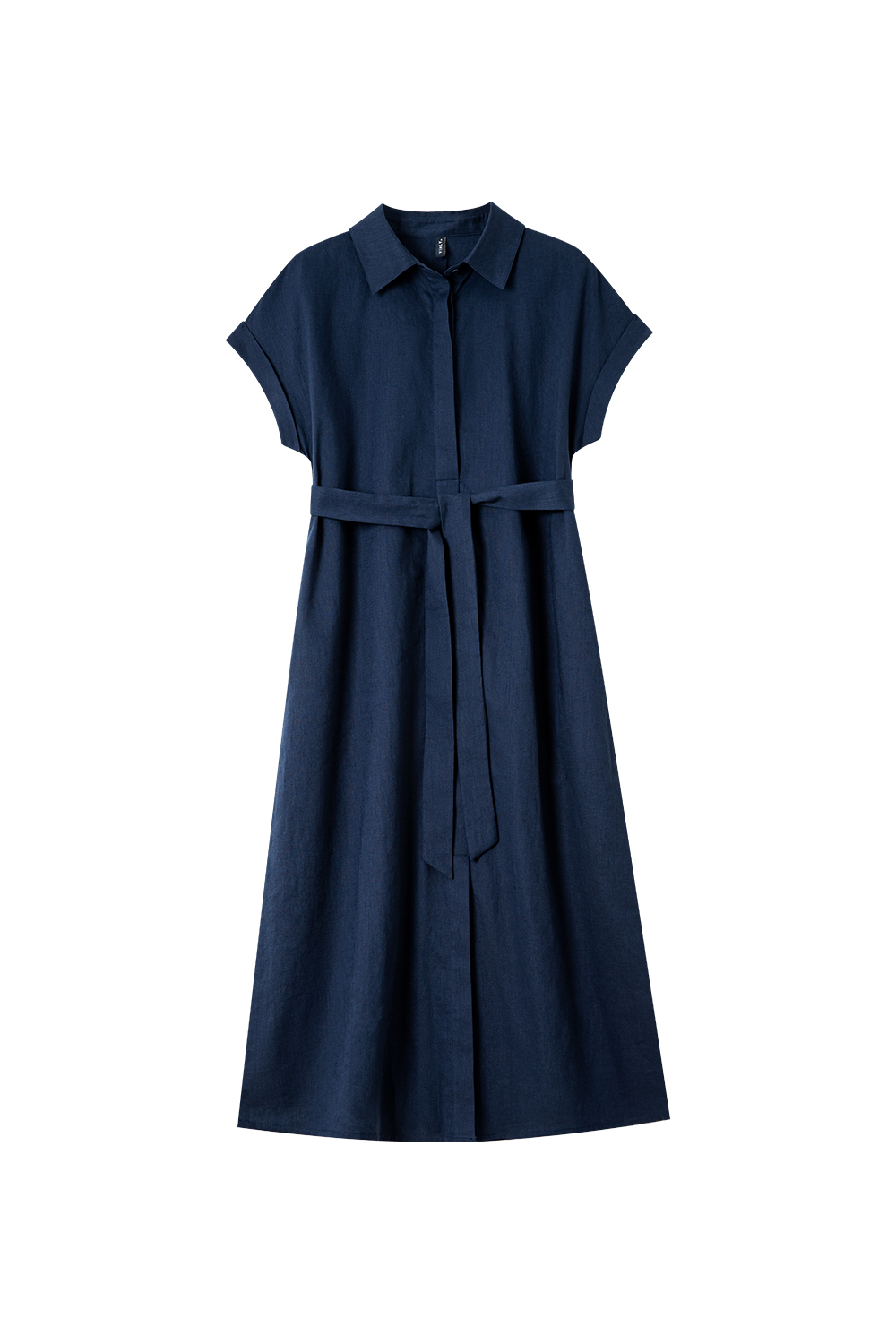 Lapel Shirt Dress