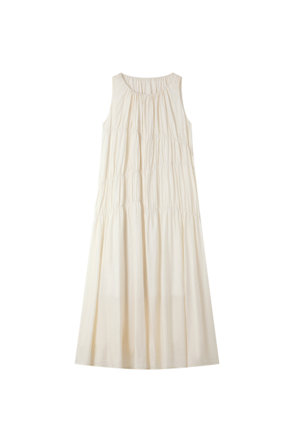 Elegant Pleated Dress