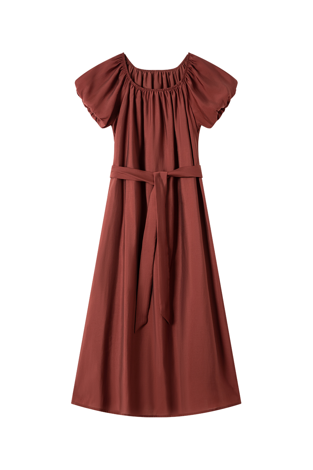 Elegant Puff Sleeve Dress