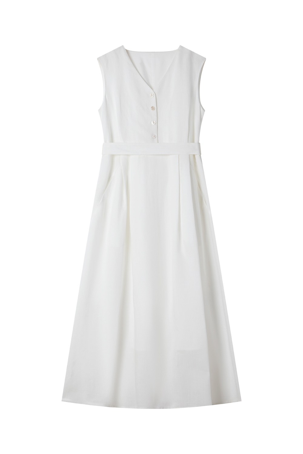 Elegant V-Neck Straight Dress