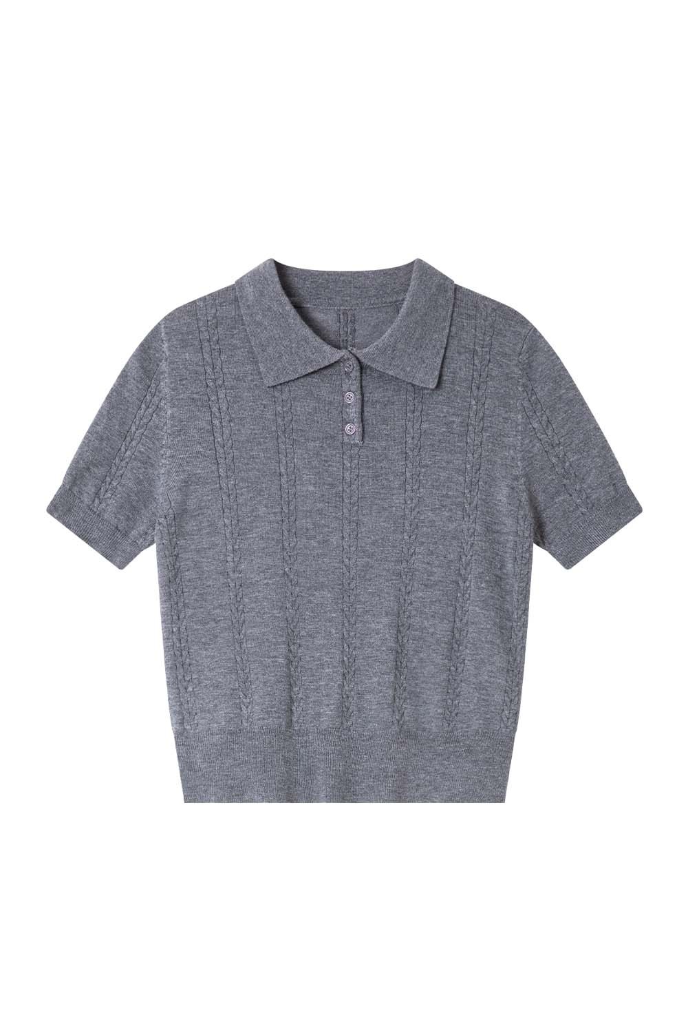 Turn-Neck Straight Sweater