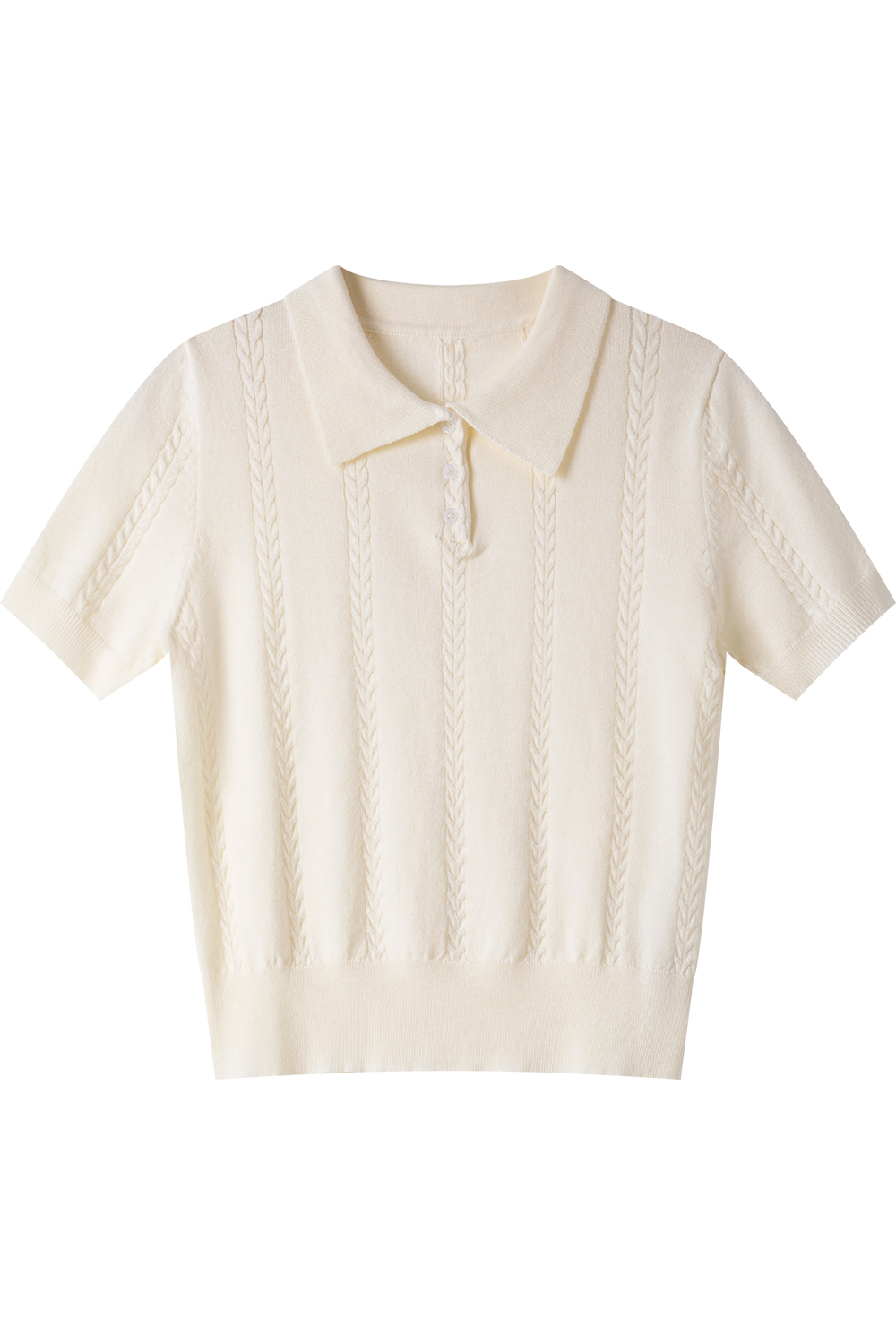 Turn-Neck Straight Sweater
