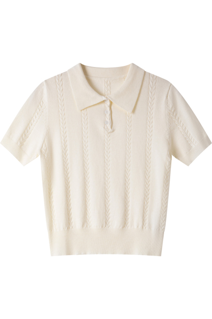 Turn-Neck Straight Sweater