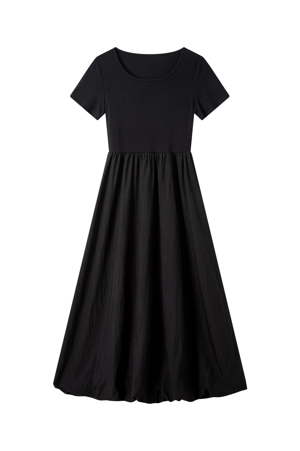 U-Neck Slim Bud Dress