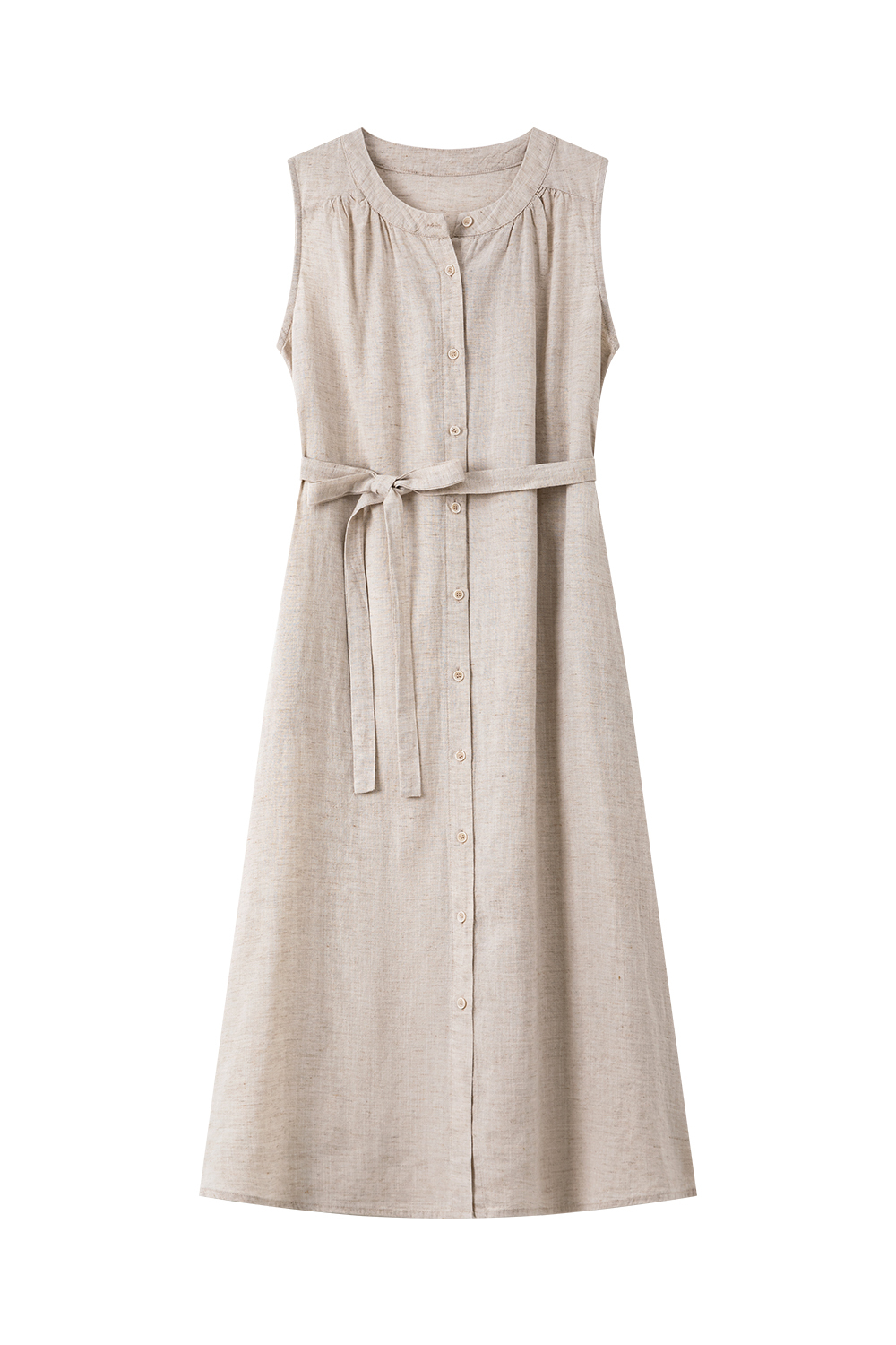 Lyocell Linen Blend Dress