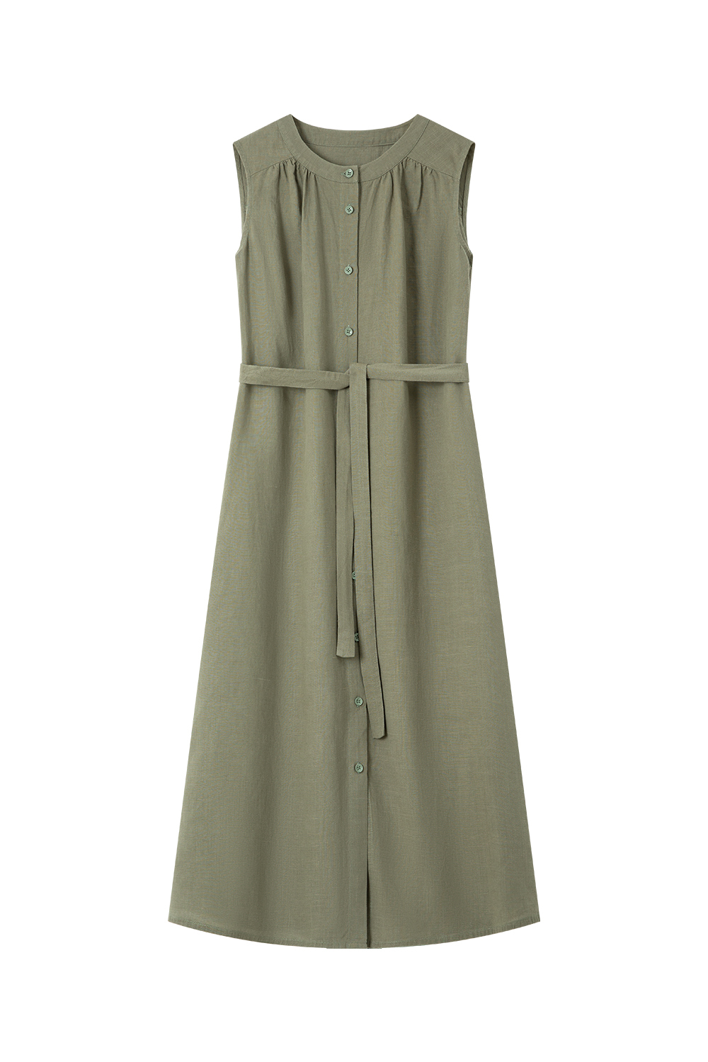 Lyocell Linen Blend Dress