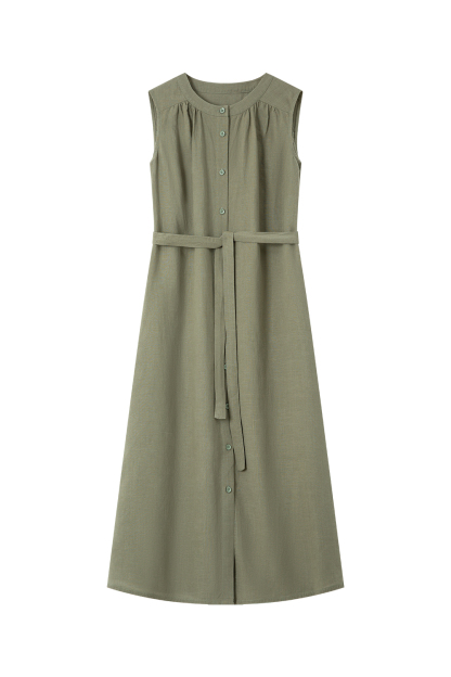 Lyocell Linen Blend Dress