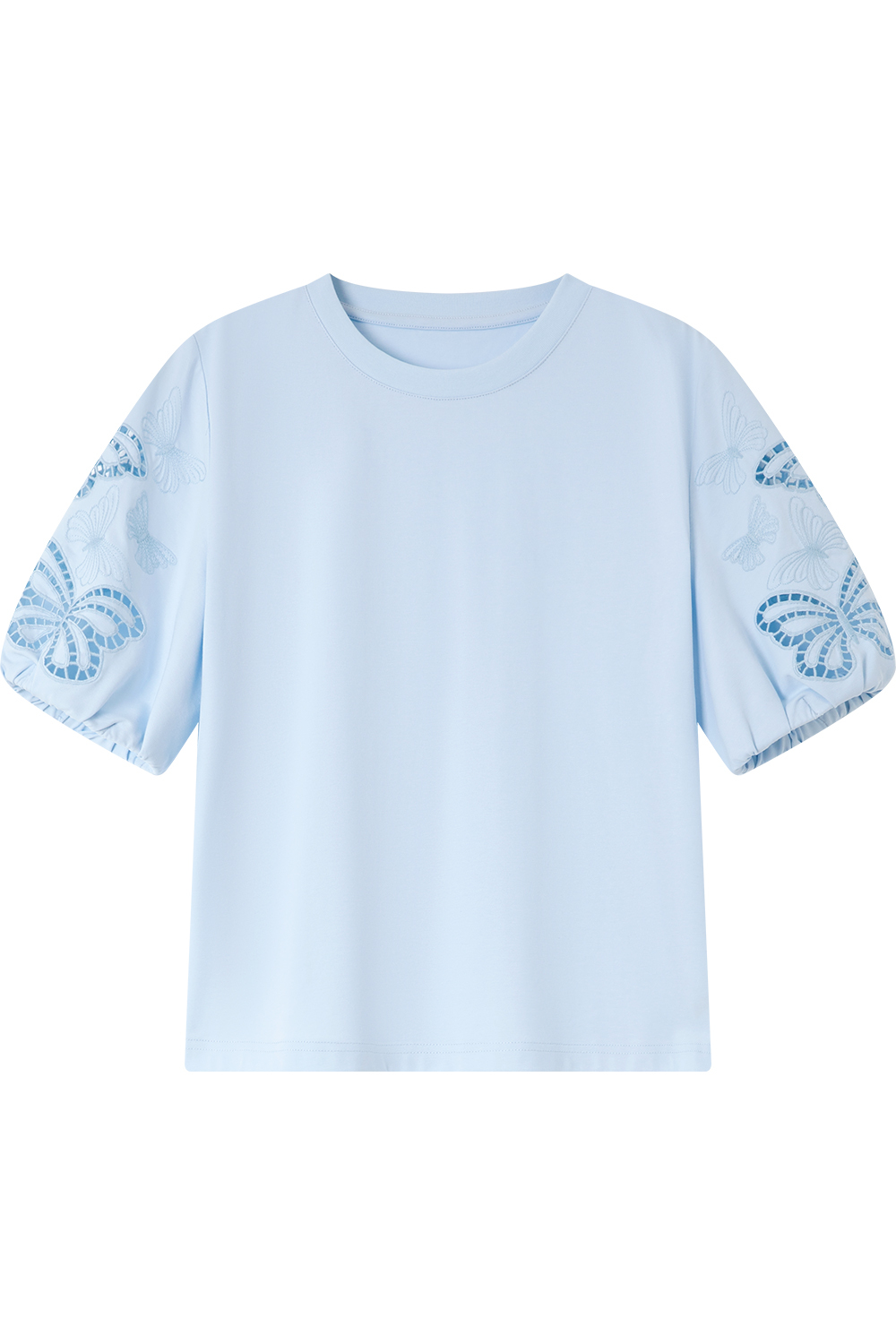 Butterfly Hollow Sleeve T-Shirt