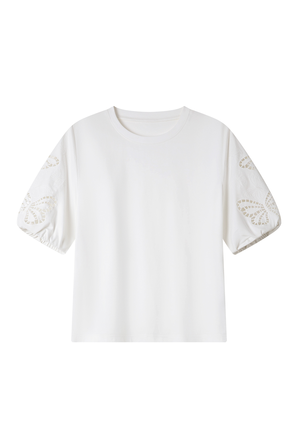 Butterfly Hollow Sleeve T-Shirt