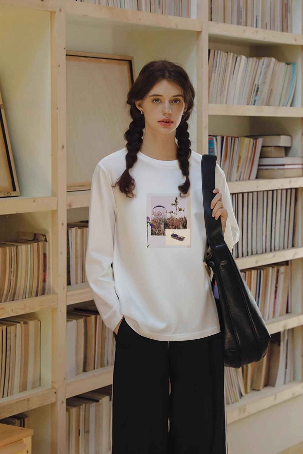 Landscape Printed Cotton T-Shirt