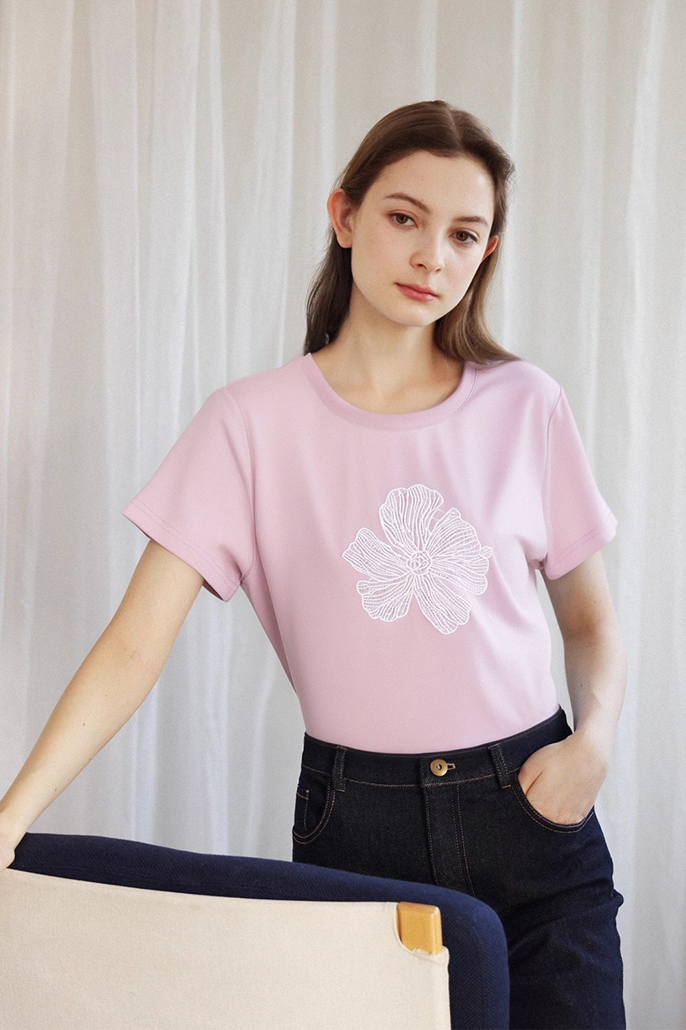 Lace Flower T-Shirt