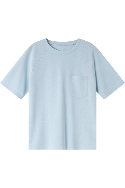 Patch Pocket Decoration Loose T-Shirt