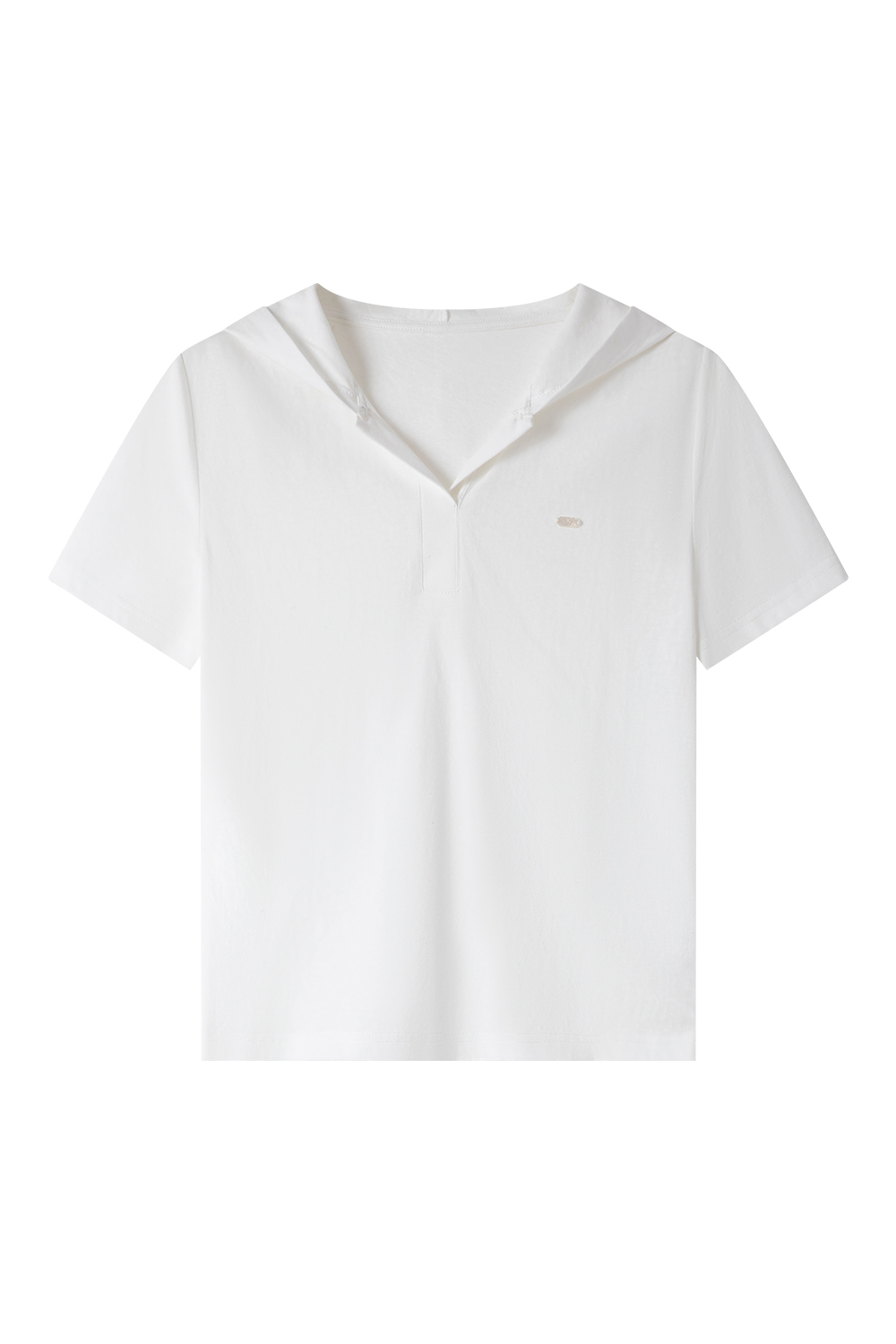 Lightweight Breathable Hooded Straight T-Shirt