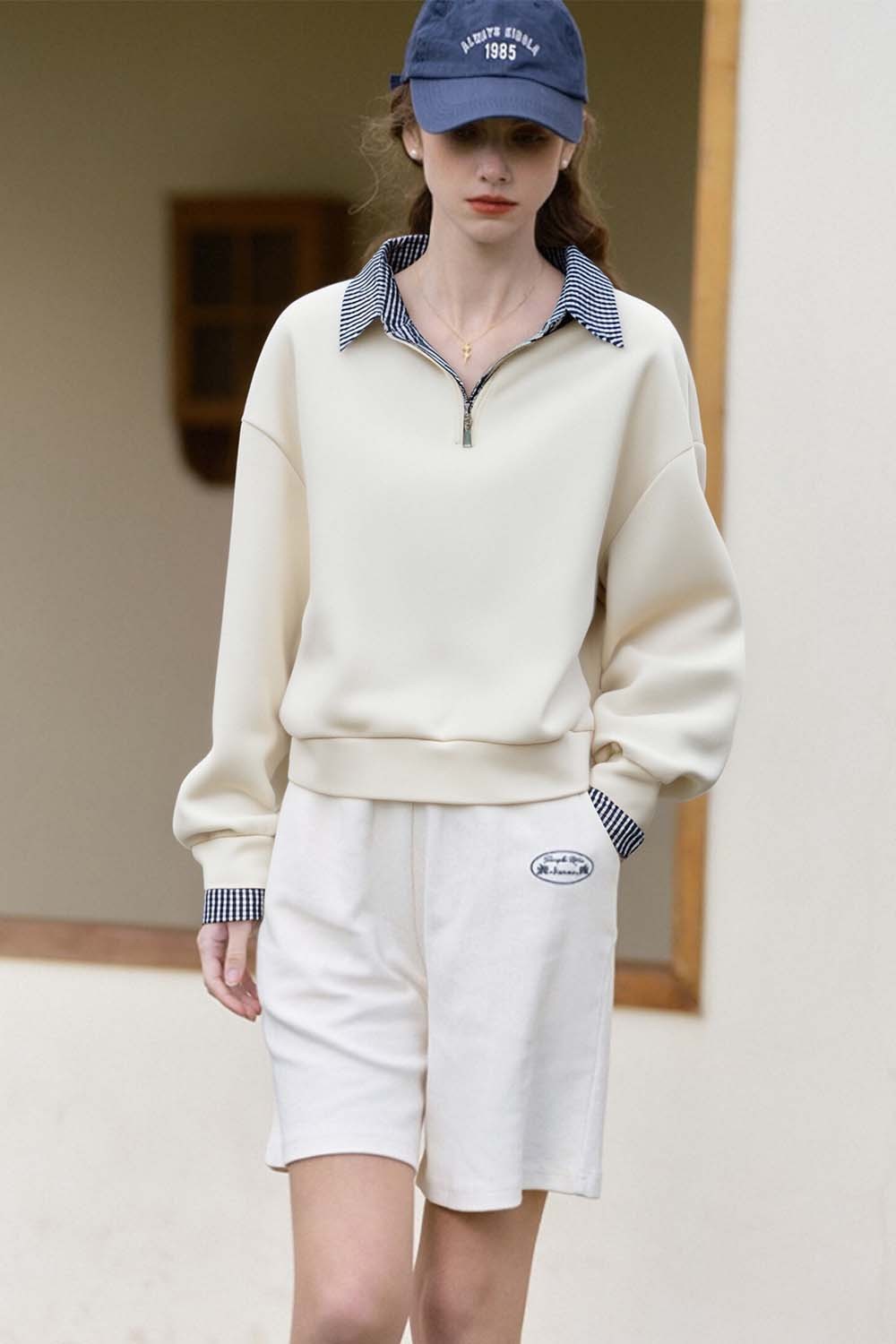Cotton Two-Piece Sweatshirt