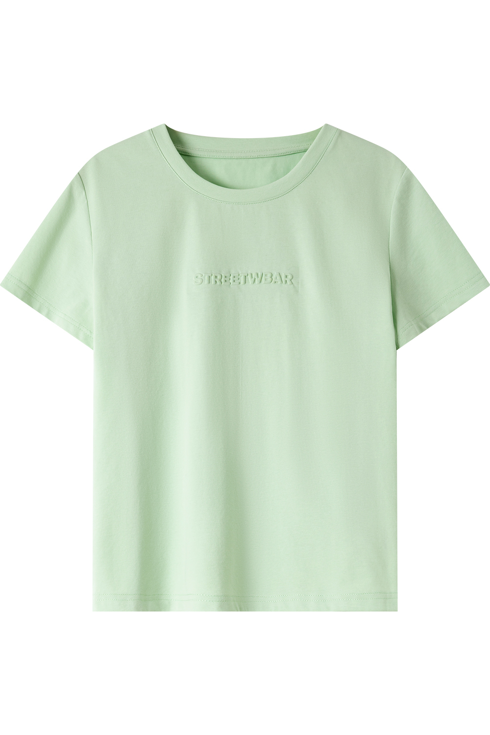 Letter Embossed T-Shirt