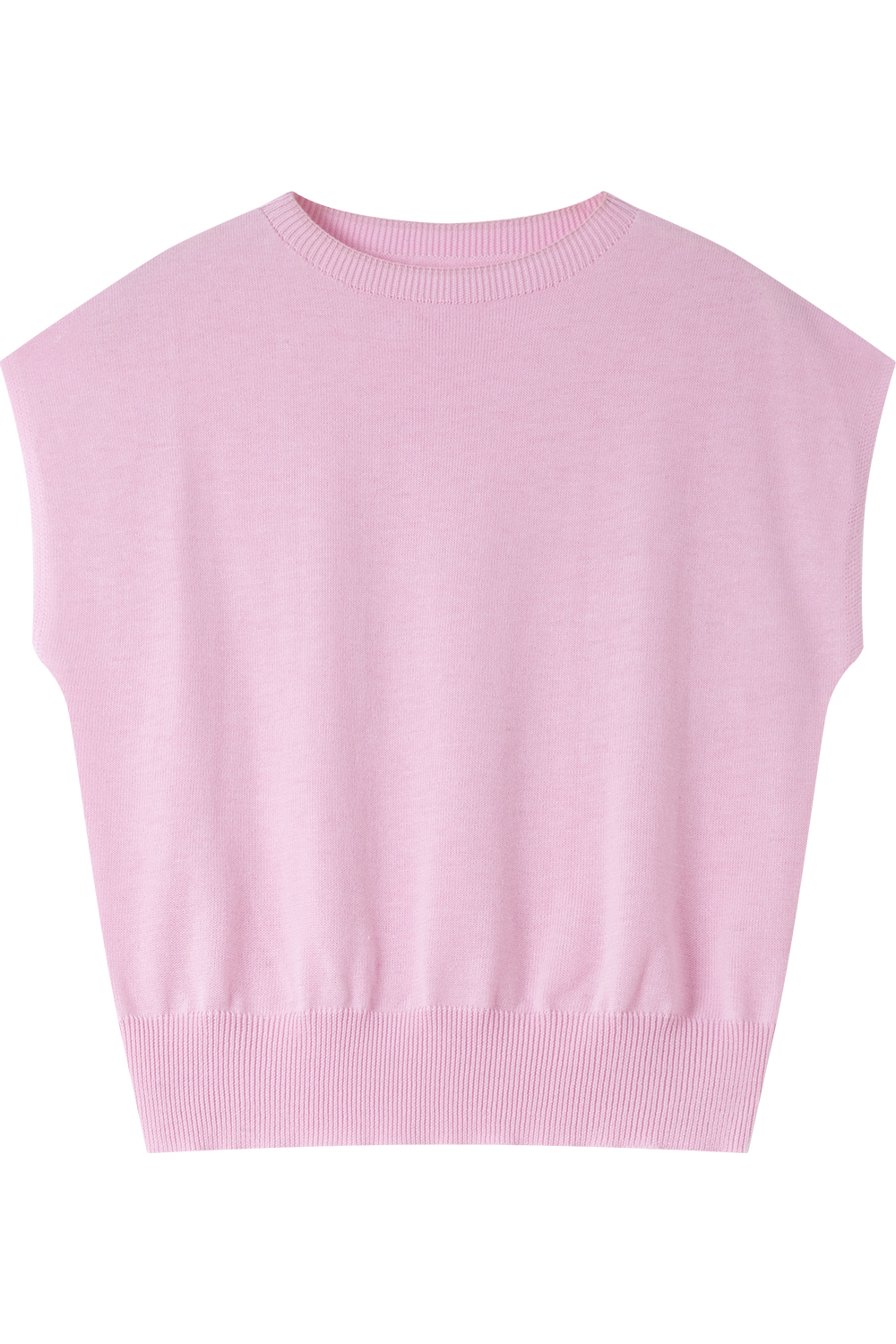 Sleeveless Round Neck Sweater