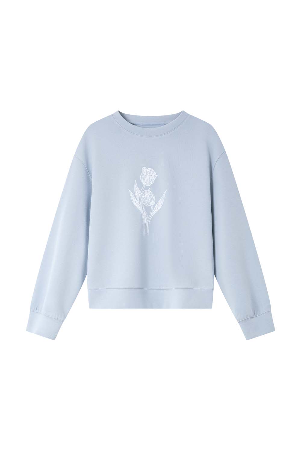 Floral Embroidered Sweatshirt