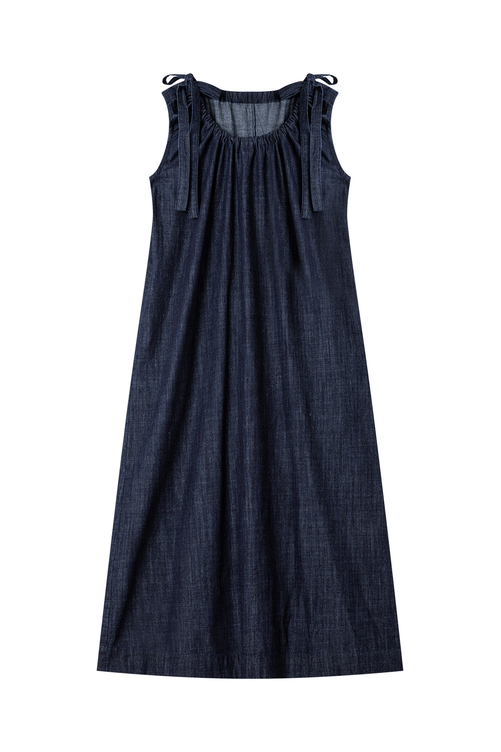 100% Cotton Sleeveless Denim Dress