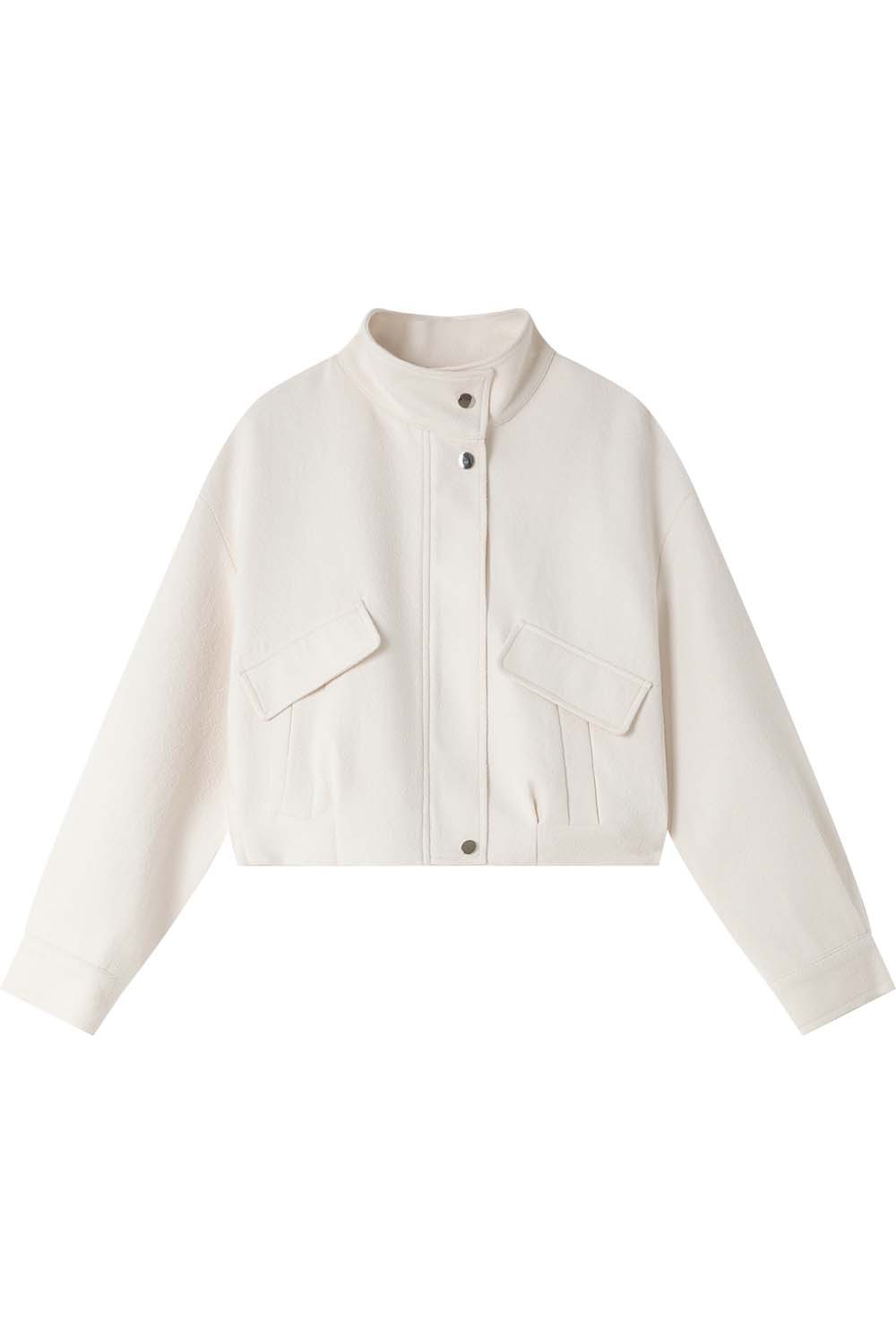 Workwear Style Short Lapel Jacket