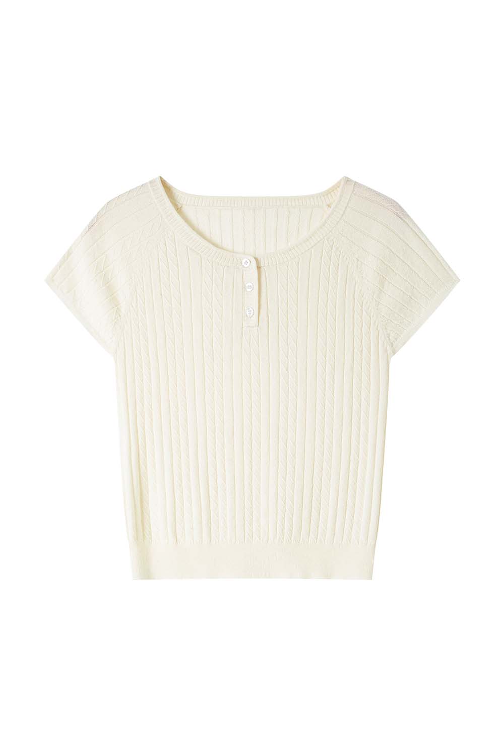 Solid Color Round Neck Sweater