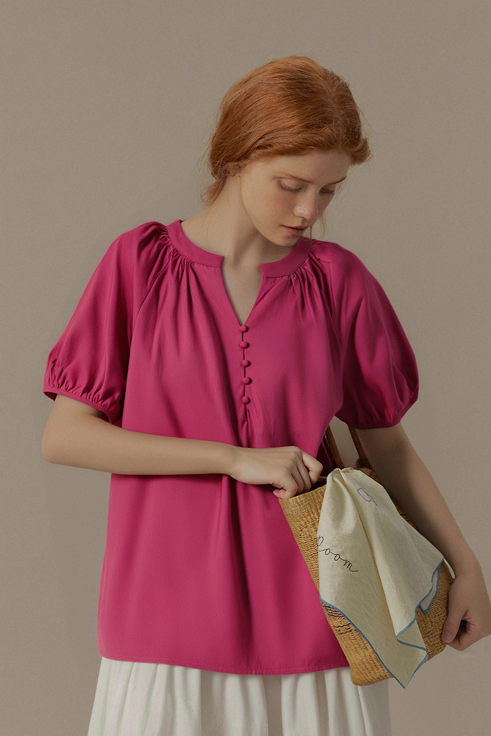 Light And Flowy Solid Color Shirt