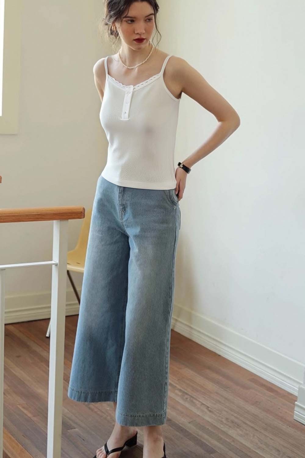 Lace Knitted Suspenders