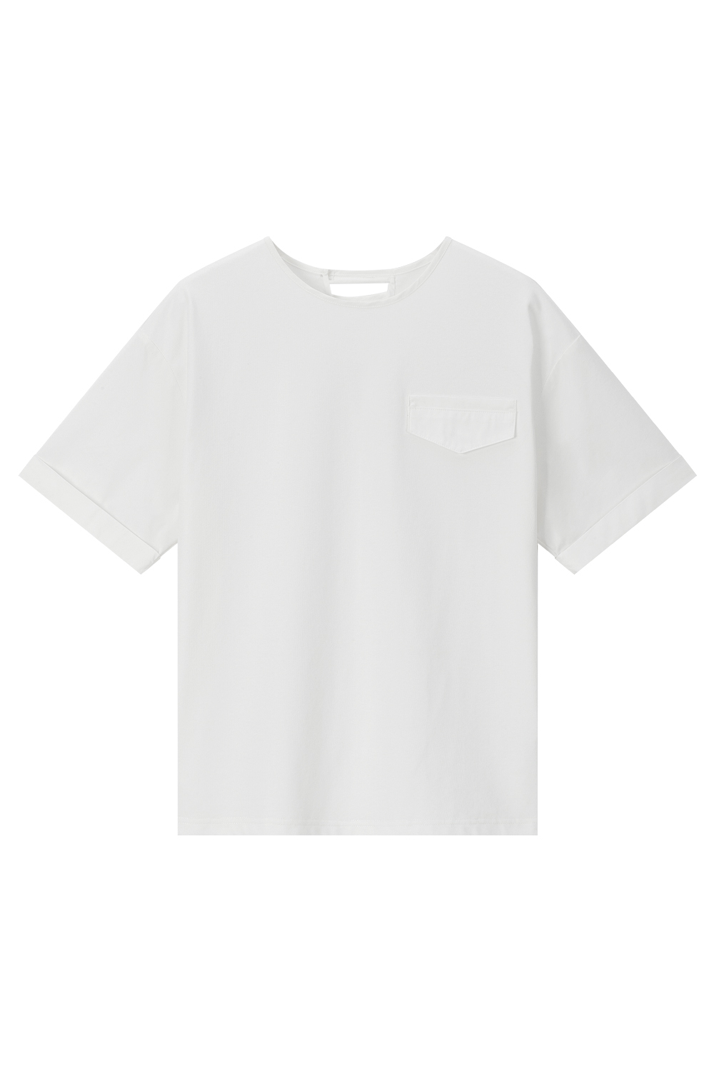 Bag-Flap Loose T-Shirt