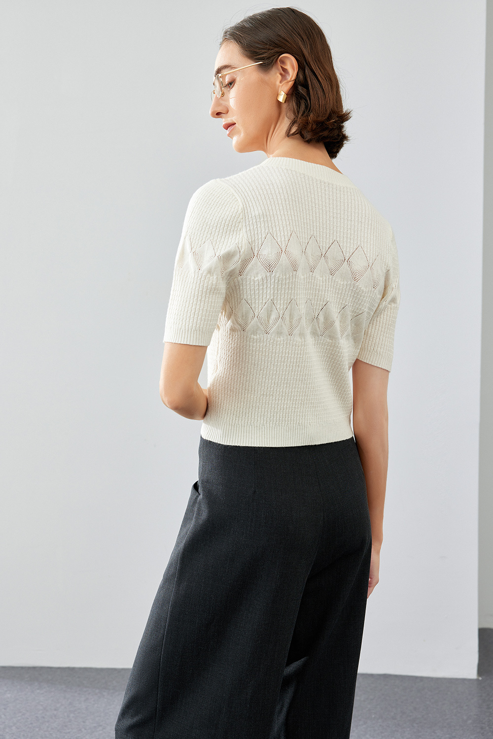 Argyle Pattern Sweater