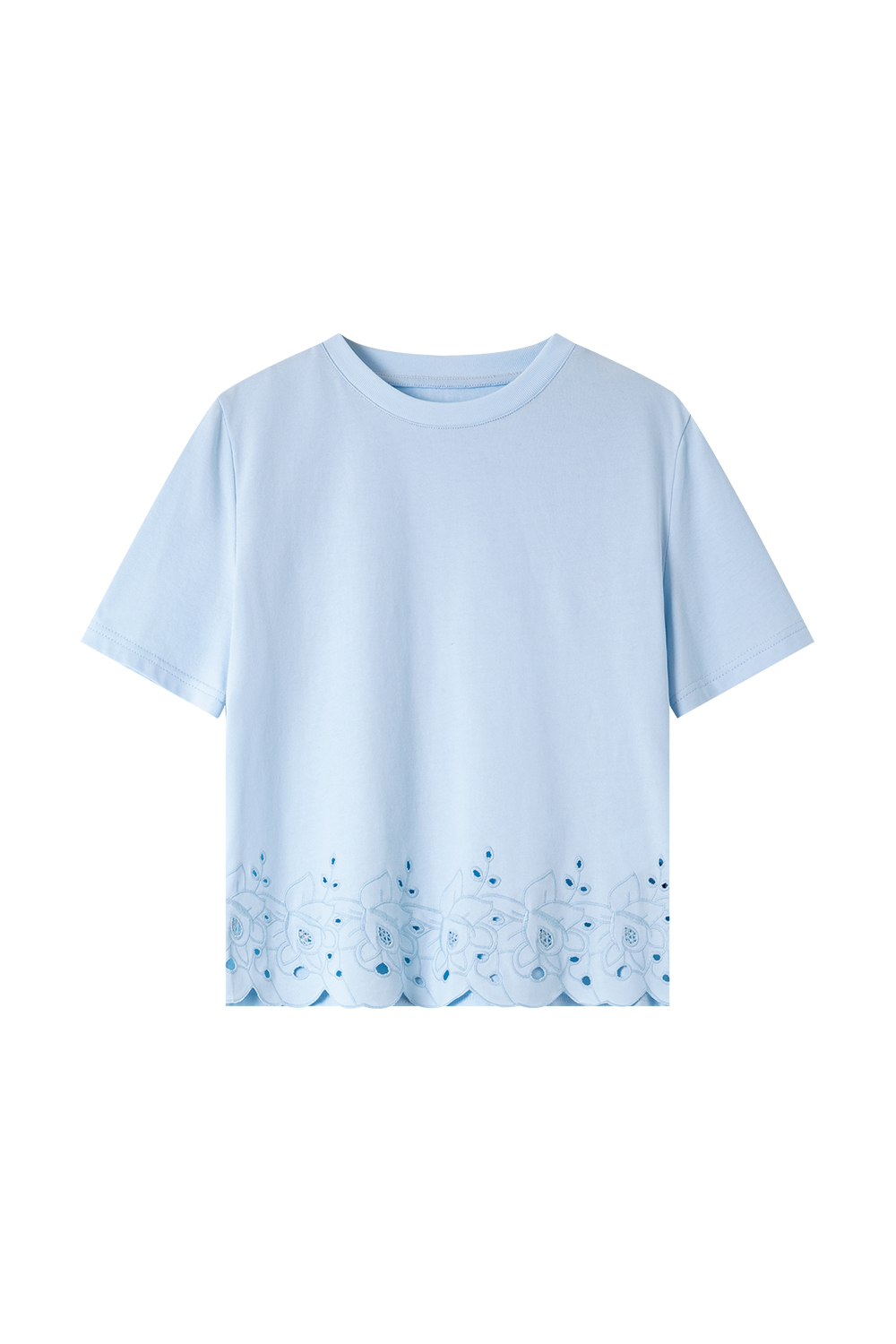 Soft Lace Long-Sleeved T-Shirt
