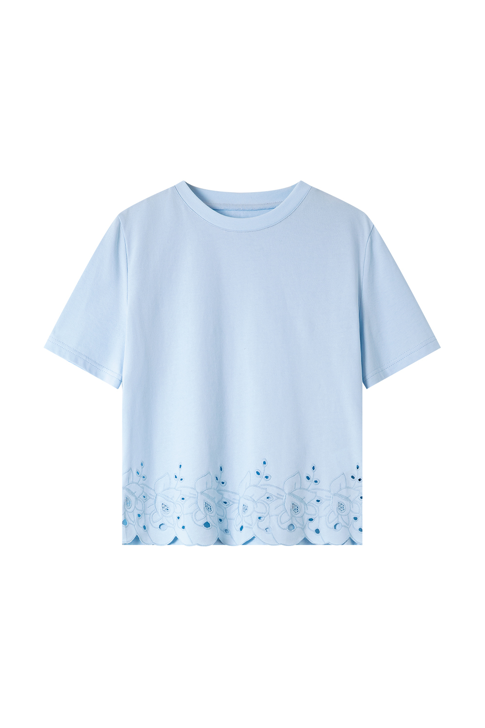 Soft Lace Long-Sleeved T-Shirt