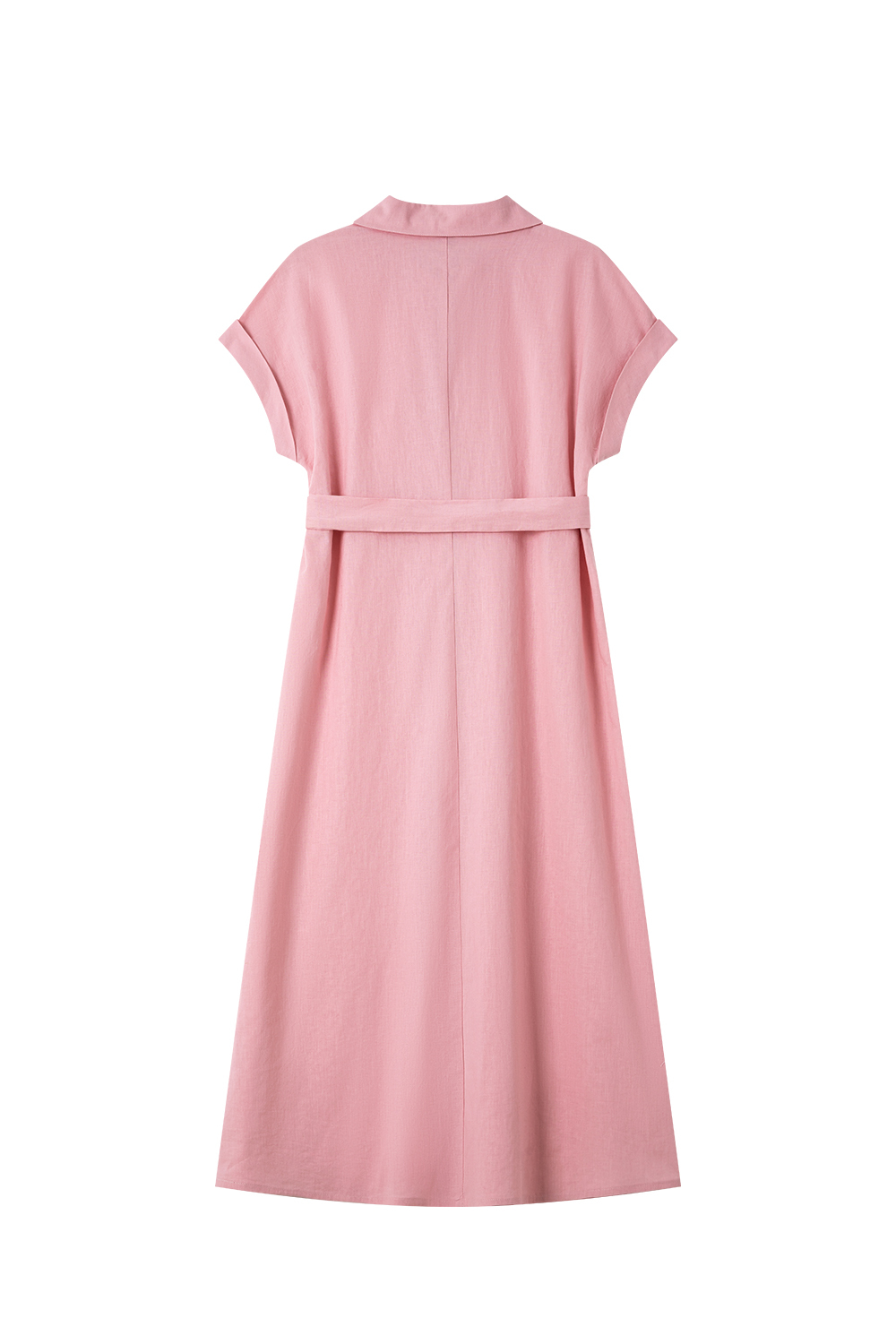 Lapel Shirt Dress