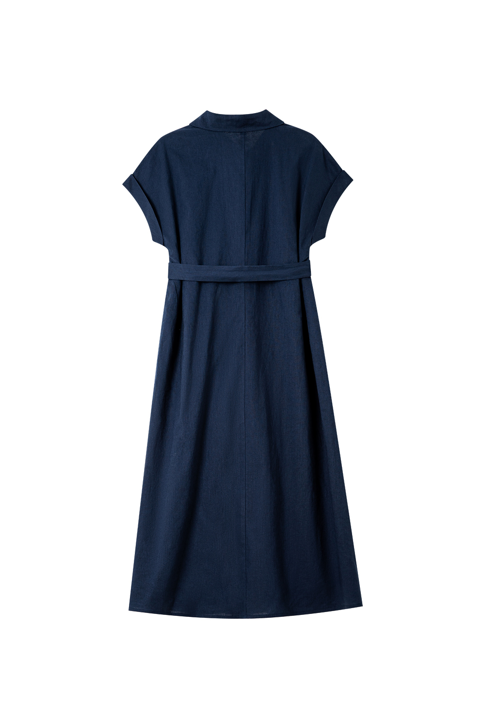 Lapel Shirt Dress
